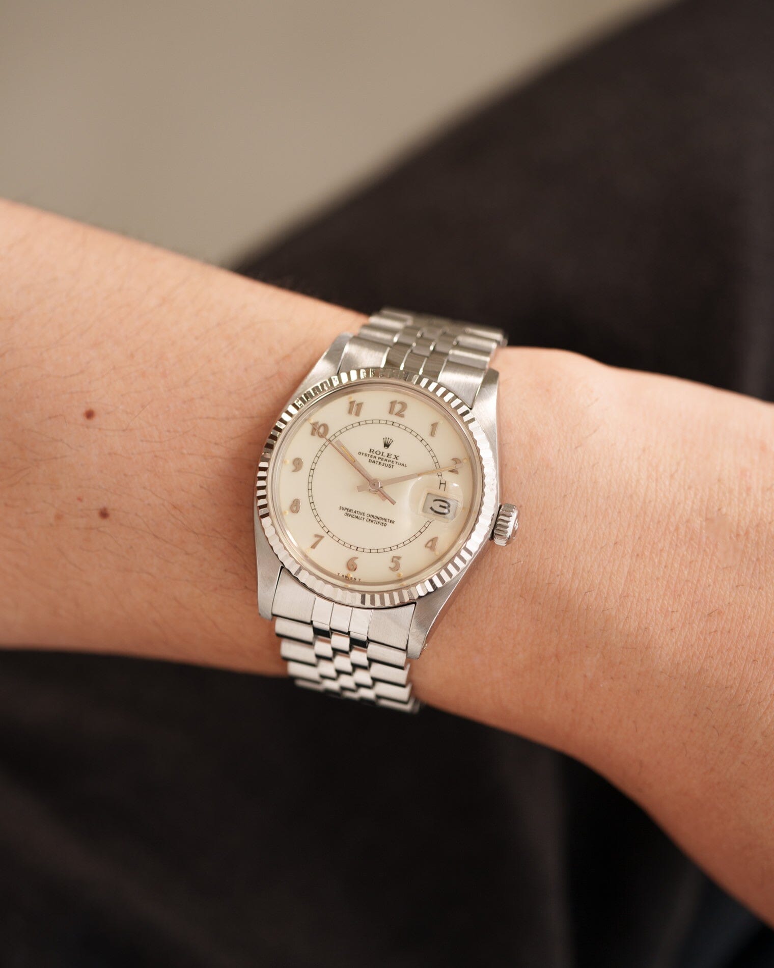 ロレックス デイトジャスト 16014 クリームボイラーゲージ 1982年製