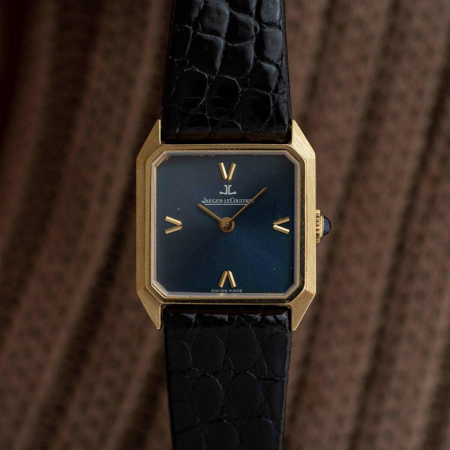 ジャガールクルト スクエア レディース YG 手巻き/Jaeger-LeCoultre