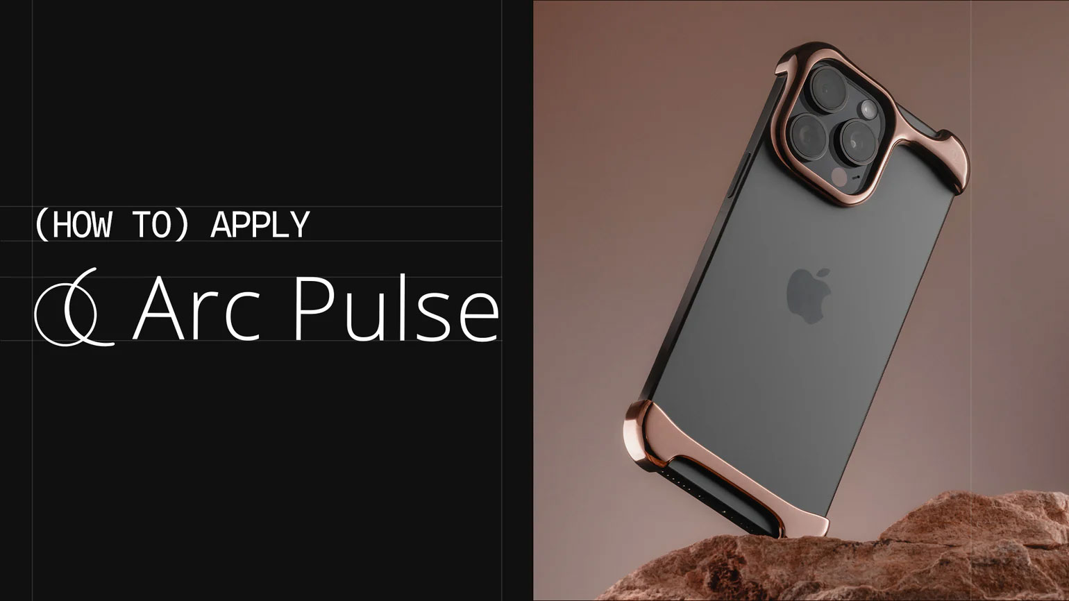 公式サイト】Arc - Arc Pulse アルミ・ミラーゴールド【iPhone 16 Pro