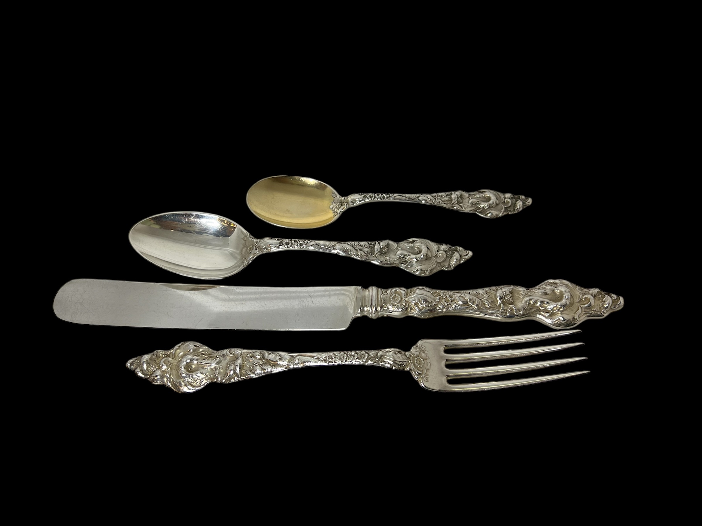 Reed & Barton Les Six Fleurs - Ark Antiques, La Jolla, CA