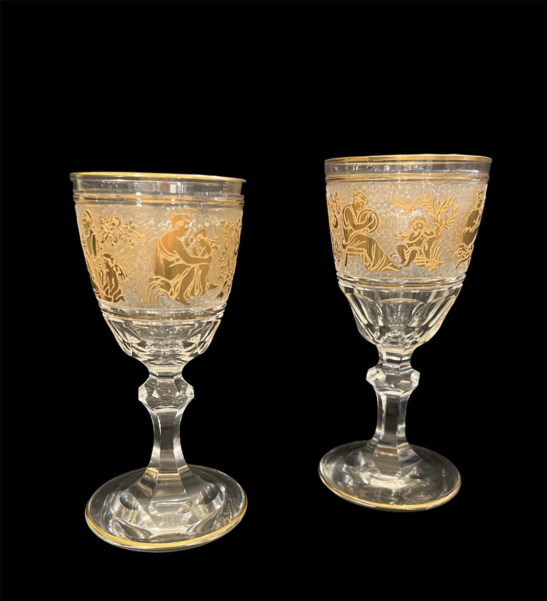 Val Saint Lambert Danse de Flore Sherry - Ark Antiques, La Jolla, CA