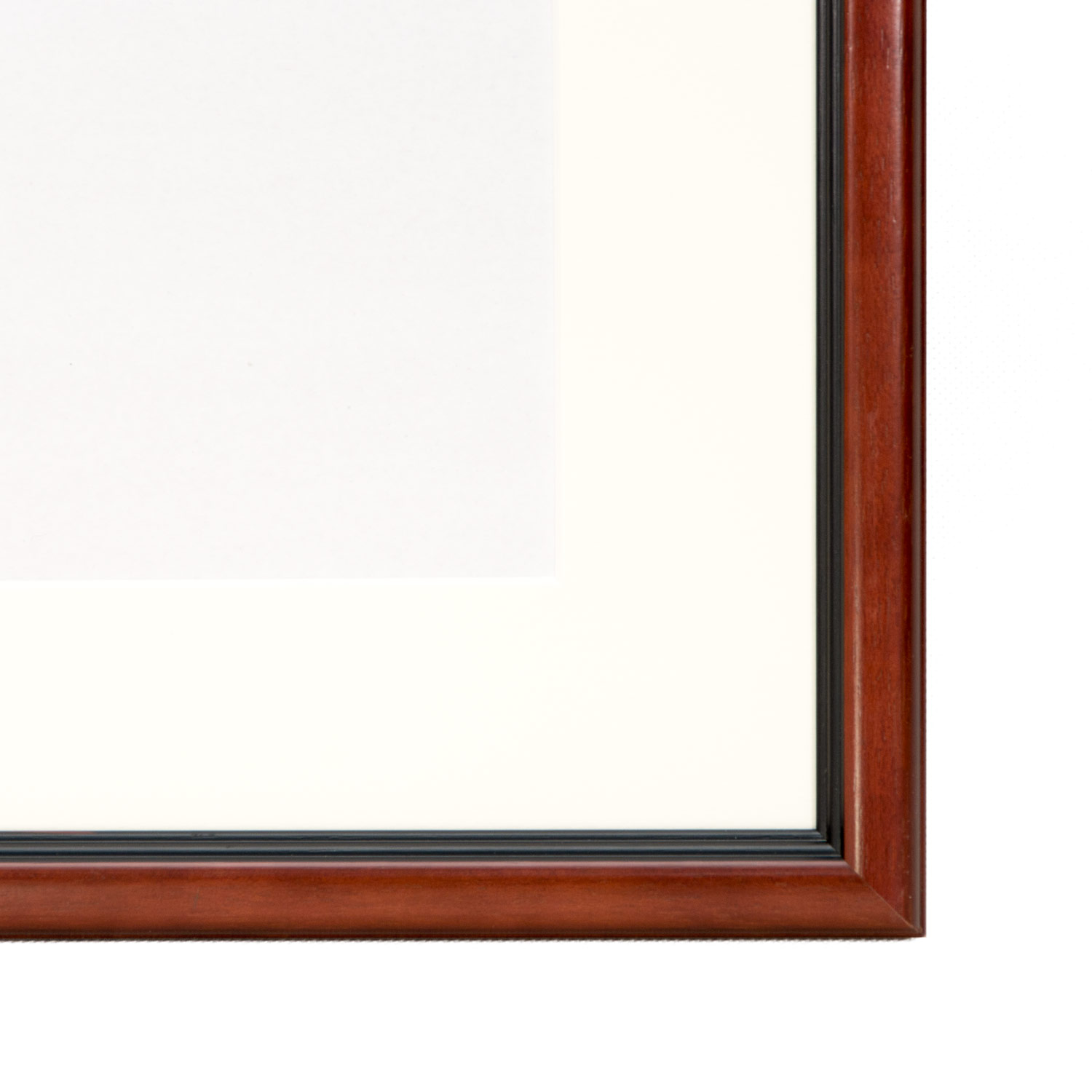 水彩オーダーフレーム 狭額縁 マホガニー フレーム幅25mm 215 | 額縁の