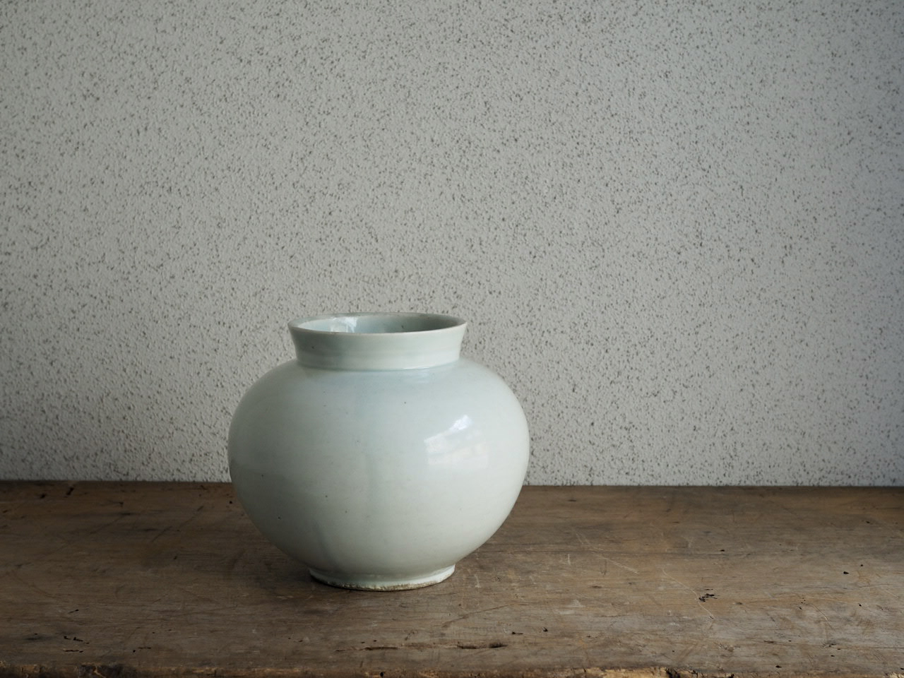 李朝白磁丸壺 | 古美術いもと