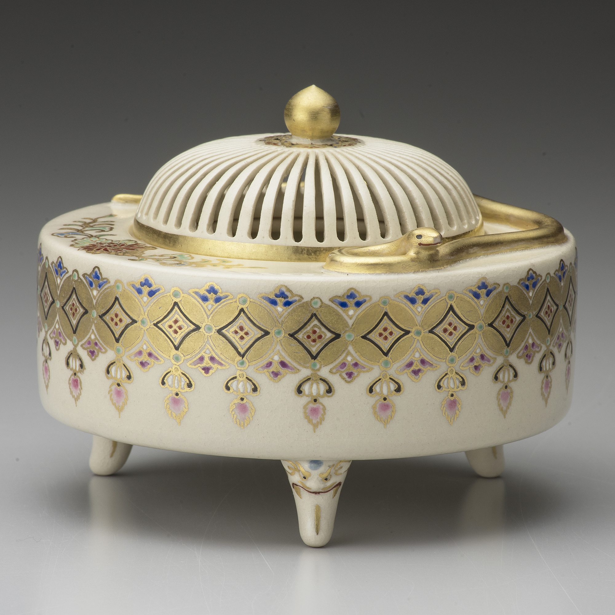 十五代 沈壽官『 薩摩金蛇香爐(さつまきんじゃこうろ）』 | 陶芸作品