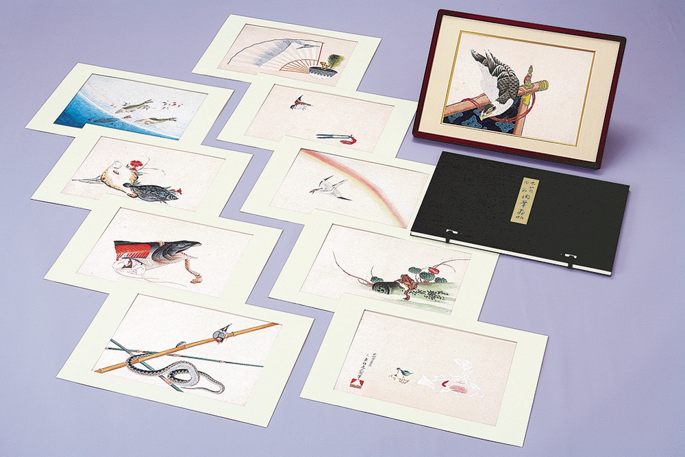 葛飾北斎『 額装版『肉筆画帖』全十図』 | 特殊美術印刷 | 日経アート