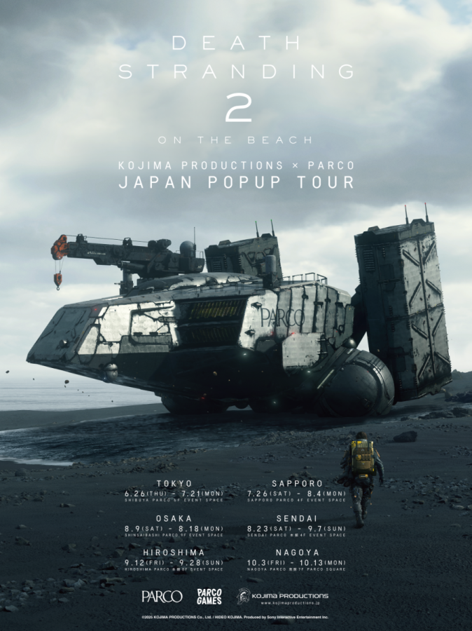 KOJIMA PRODUCTIONS × PARCO DEATH STRANDING 2 JAPAN POPUP TOUR