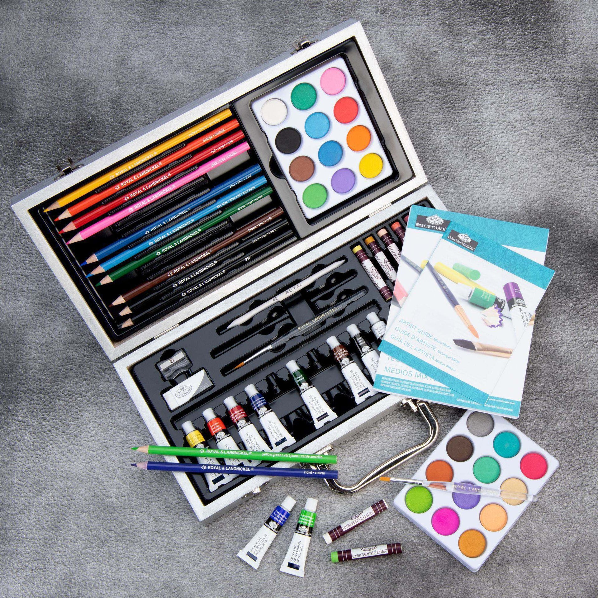 RSET-MM3000 | Essentials™ 85pc Mixed Media Beginners Travel Art