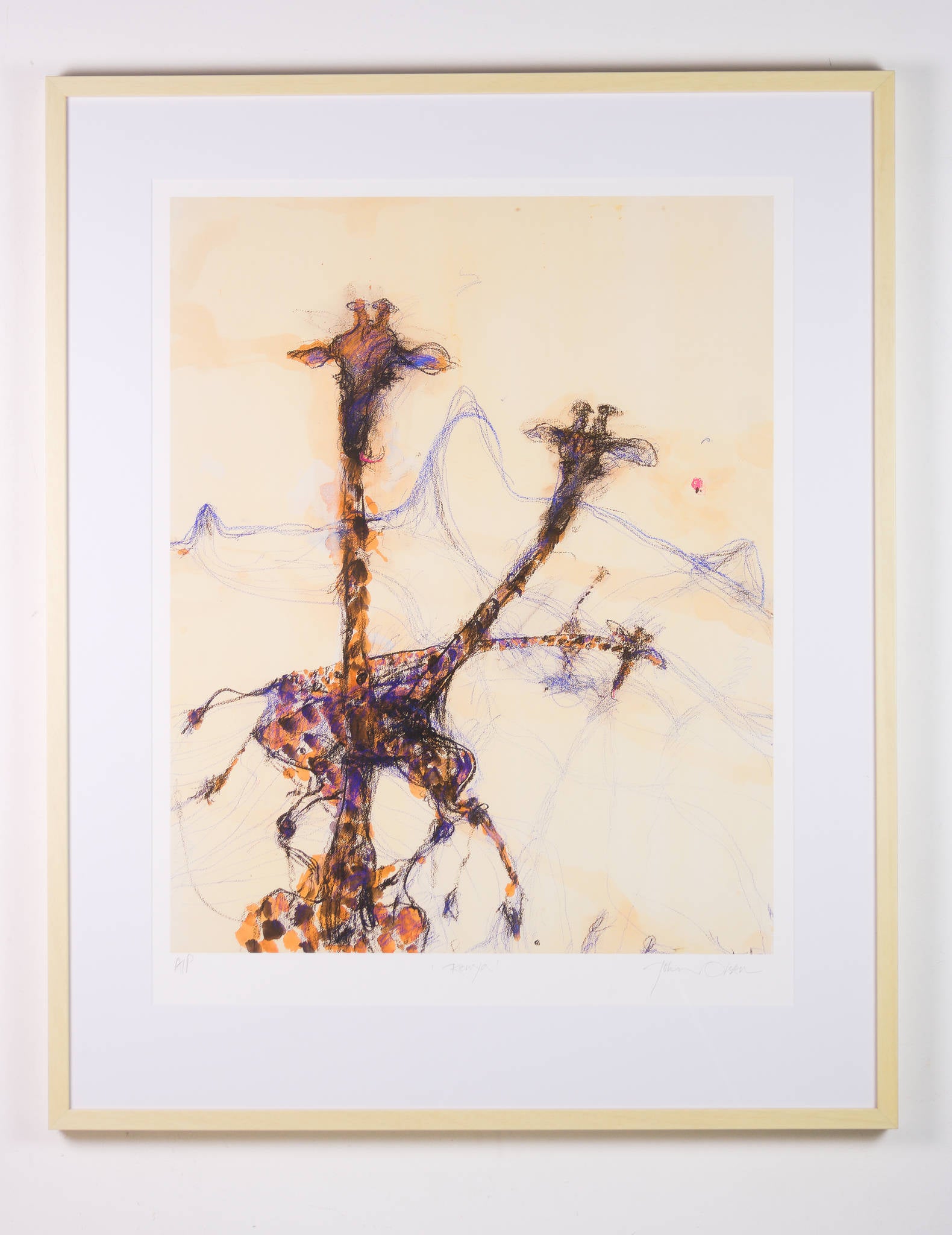 John Olsen 'Kenya' – Art and Collectors