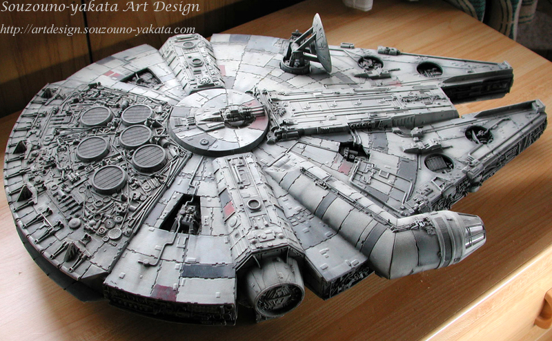 スターウォーズ ミレニアムファルコン (模型作品) | 創造の館 Art Design