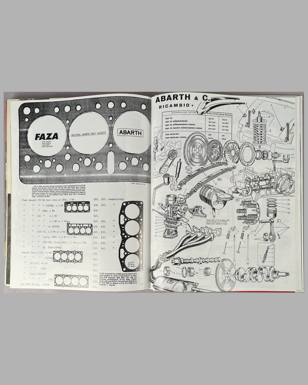 Abarth - King of Small Cars book by Alfred S. Cosentino, 2004 - l