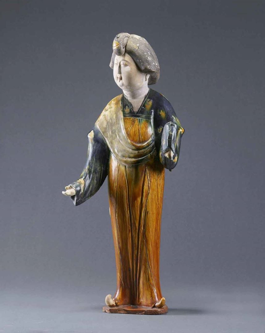 塑像女子俑頭部Q19-1