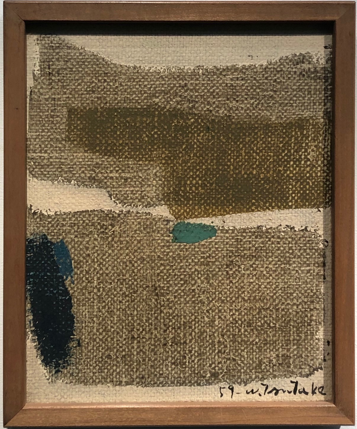 津高和一「気流」 1959年 油彩 | 新しく取り扱いを開始した作品を紹介