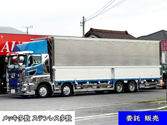 1450】R1 17プロフィア ハイルーフ ウィング メッキ多数 ステンレス