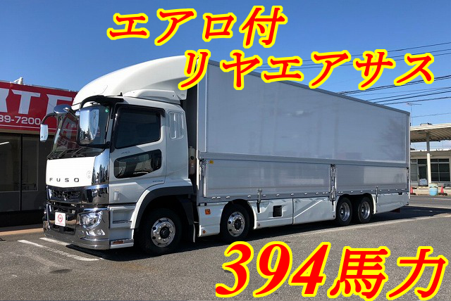 308】三菱ふそうスーパーグレート 低床 パネルウイング リヤエアサス