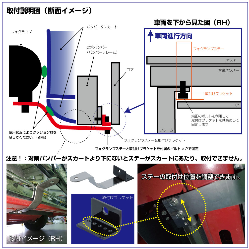 アートフレンドオンラインストア / JET ステンレス フォグランプ 取付