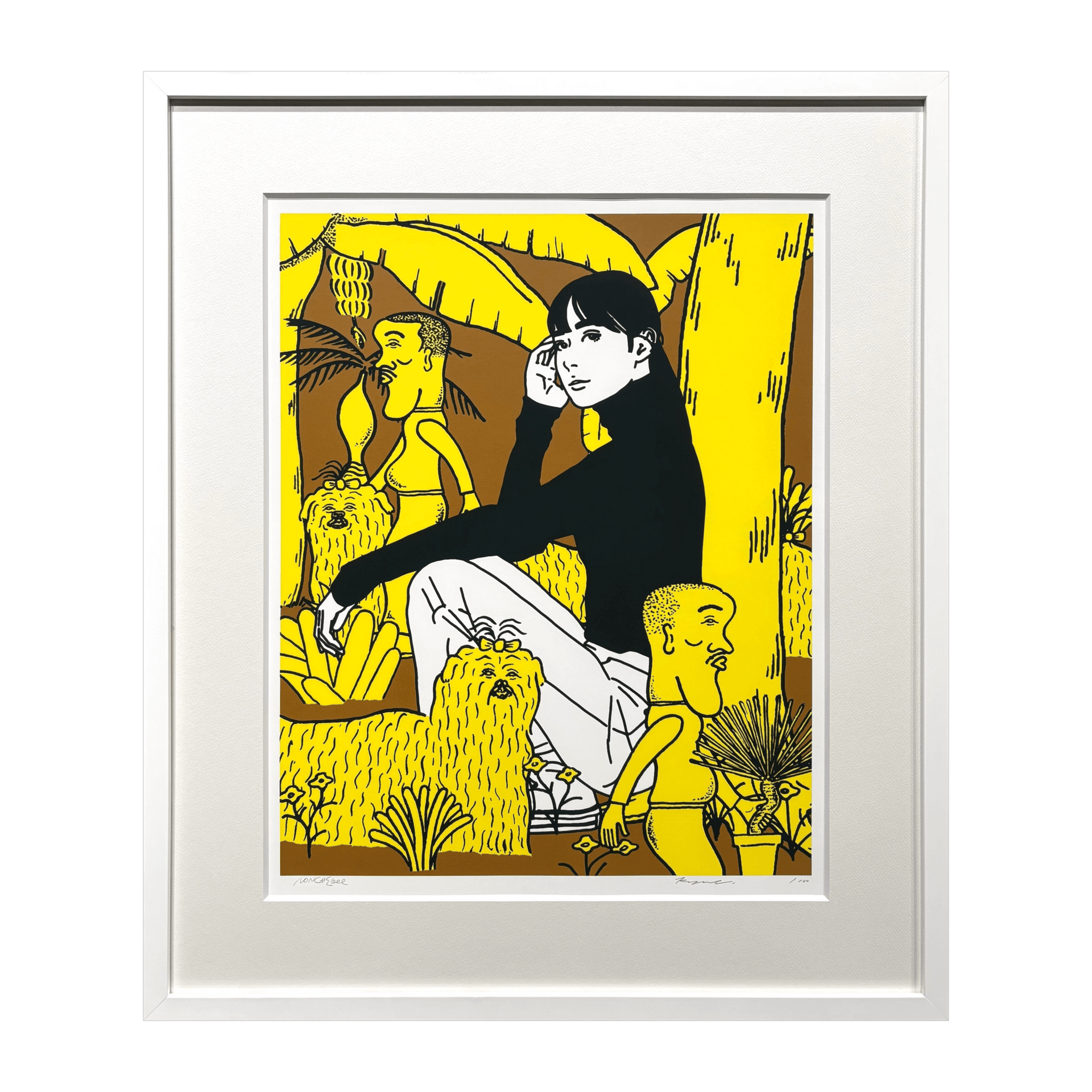 KYNE × NONCHELEEE (キネ × ノンチェリー)「Untitled, 2024 (Yellow