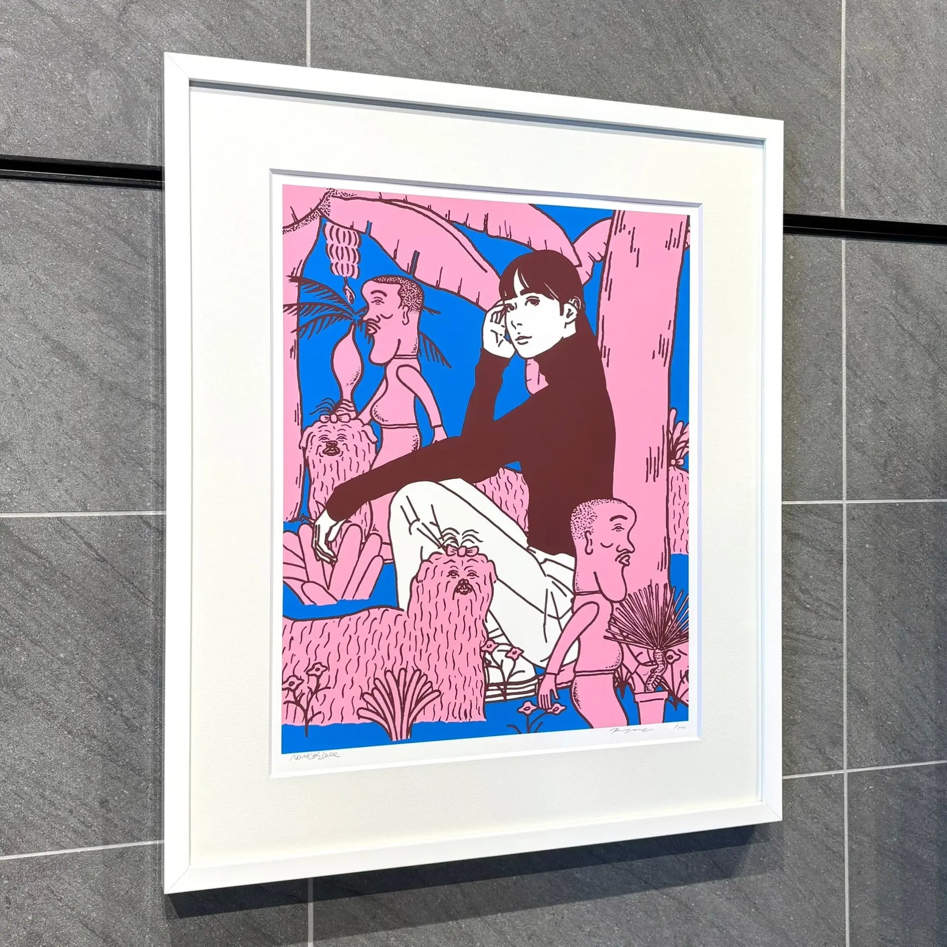 KYNE × NONCHELEEE (キネ × ノンチェリー)「Untitled,2024 (Pink)」ART