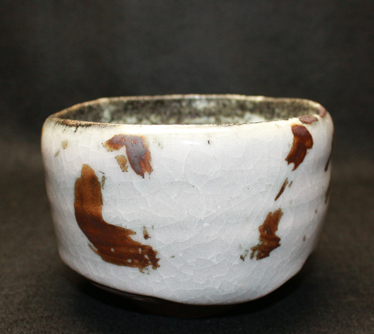 人間国宝 清水卯一作 柿天目 茶碗 人間国宝 清水卯一作 柿天目 茶碗