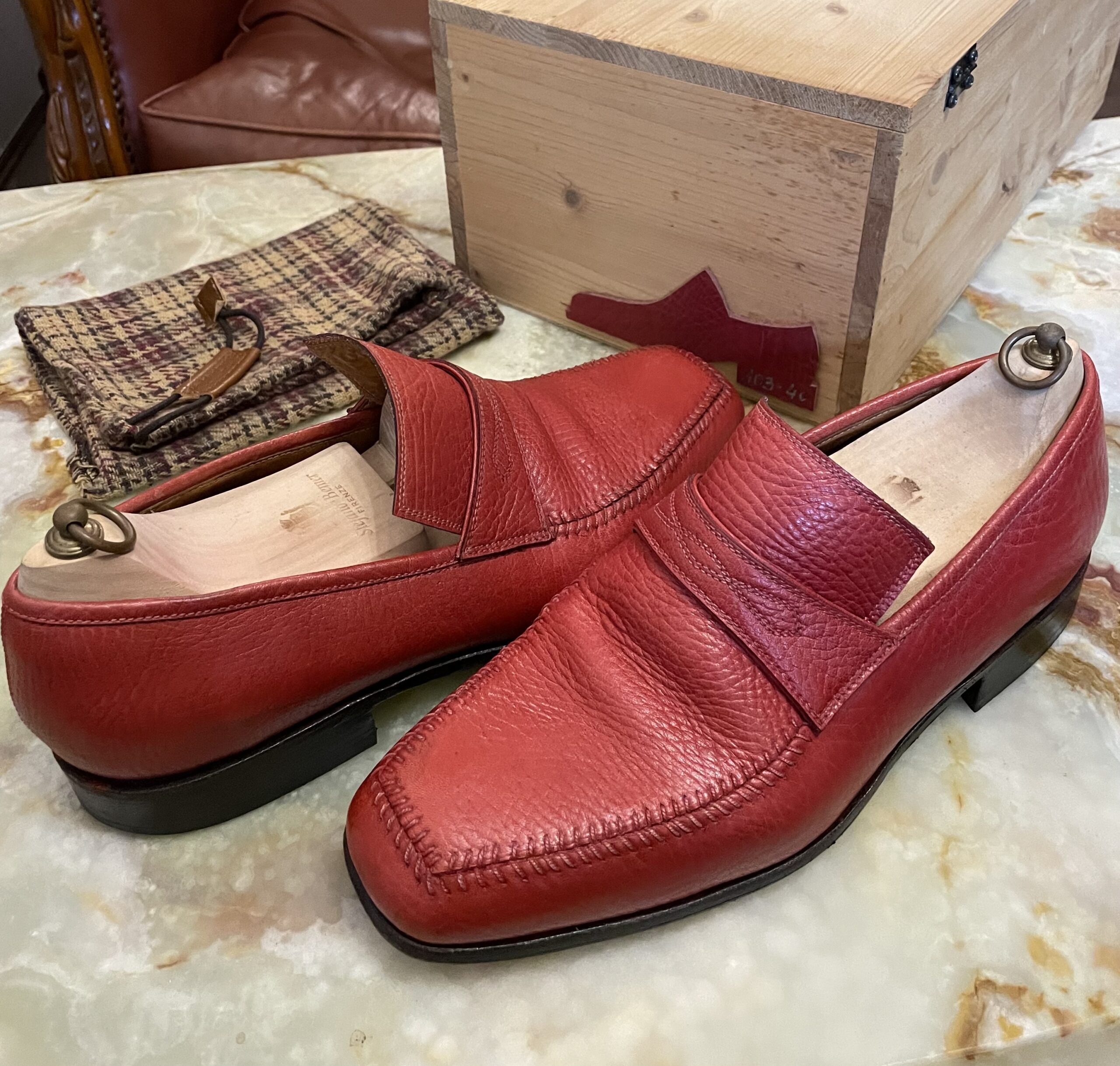 ステファノベーメル STEFANO BEMER】お洒落な名作スリッポン靴