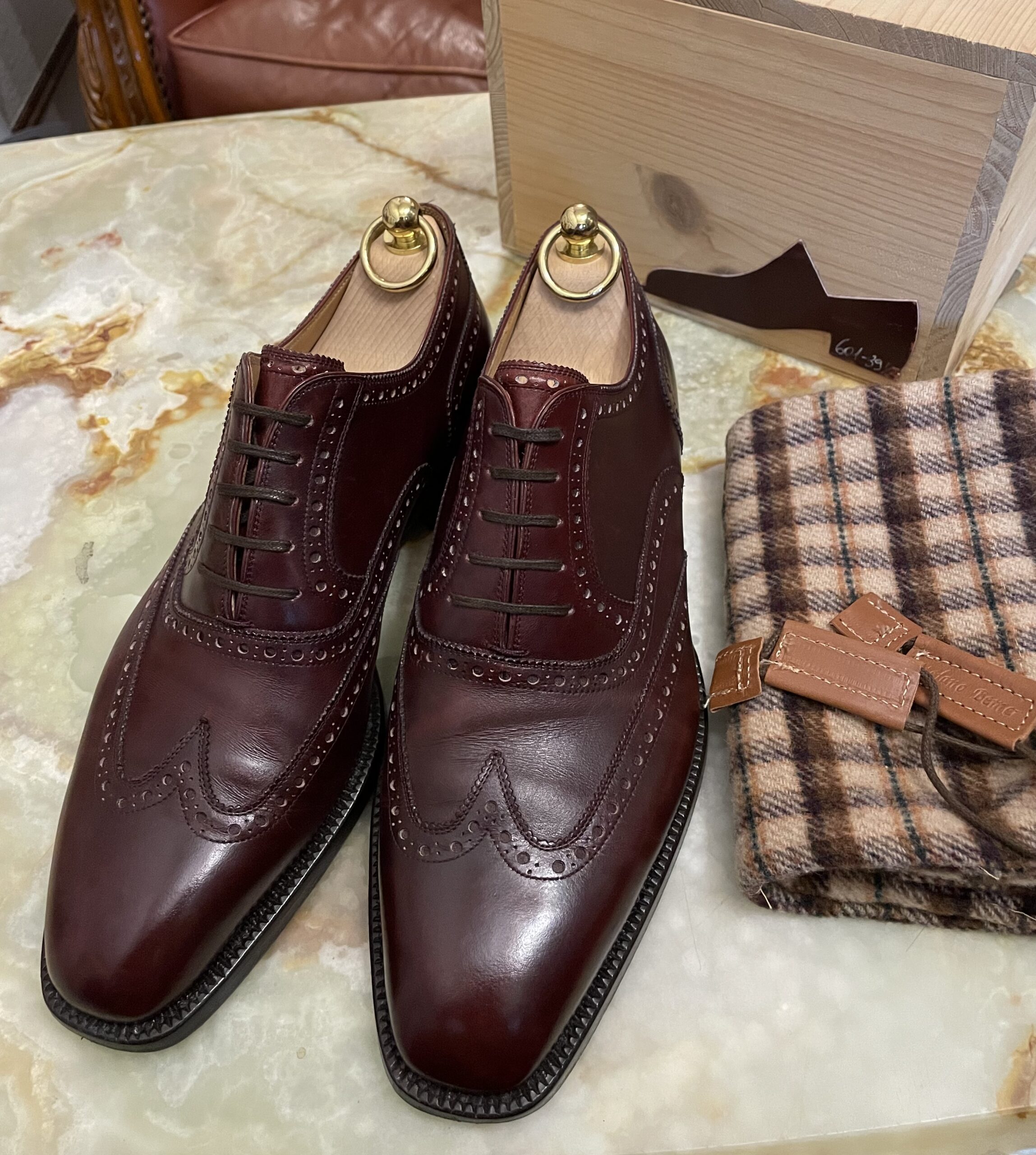 ステファノベーメル STEFANO BEMER】名作クオーターブローグ内羽根