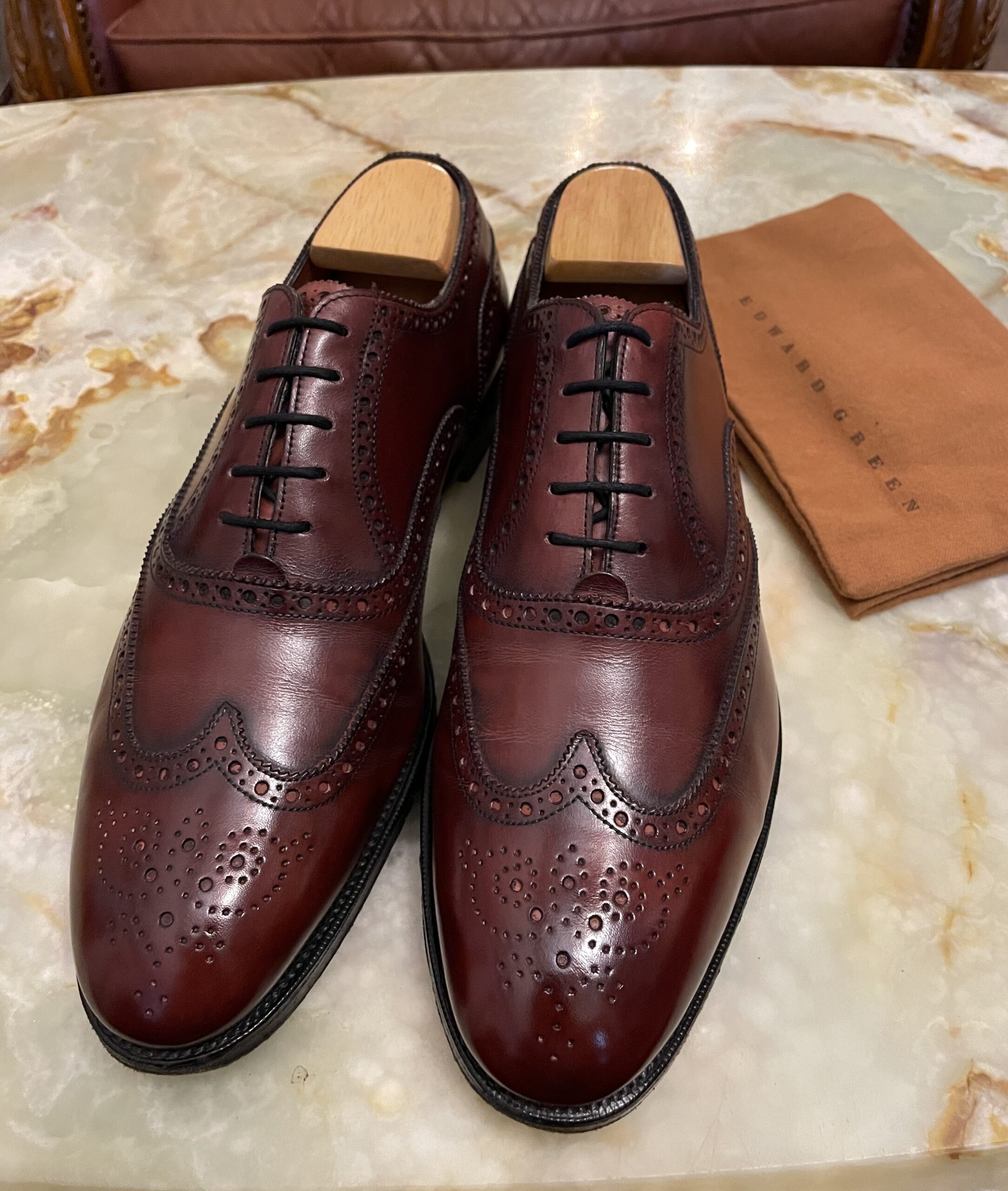 EDWARD GREEN エドワードグリーン】名作フルブローグ内羽根シューズ靴