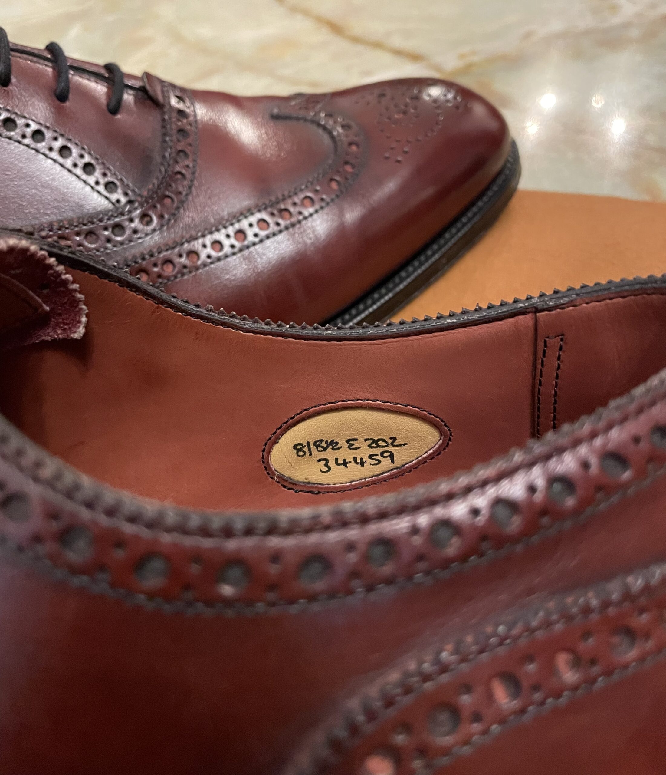 EDWARD GREEN エドワードグリーン】名作フルブローグ内羽根シューズ靴