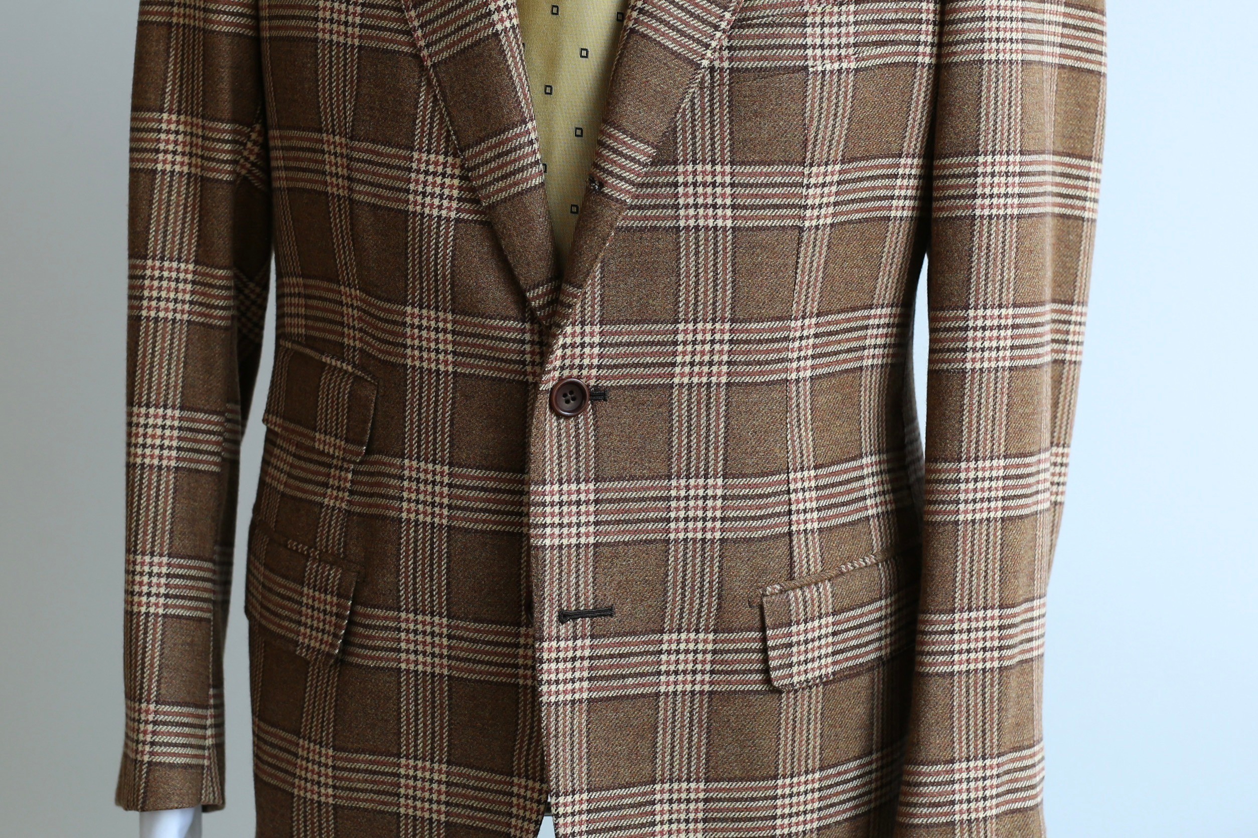 ジャンニカンパーニャ GIANNI CAMPAGNA】ミラノ仕立て 合い物ウール