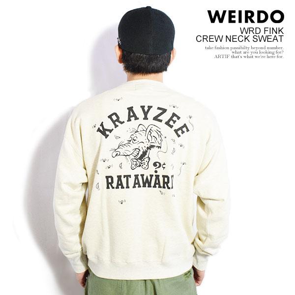 WEIRDO ウィアード WRD FINK - CREW NECK SWEAT
