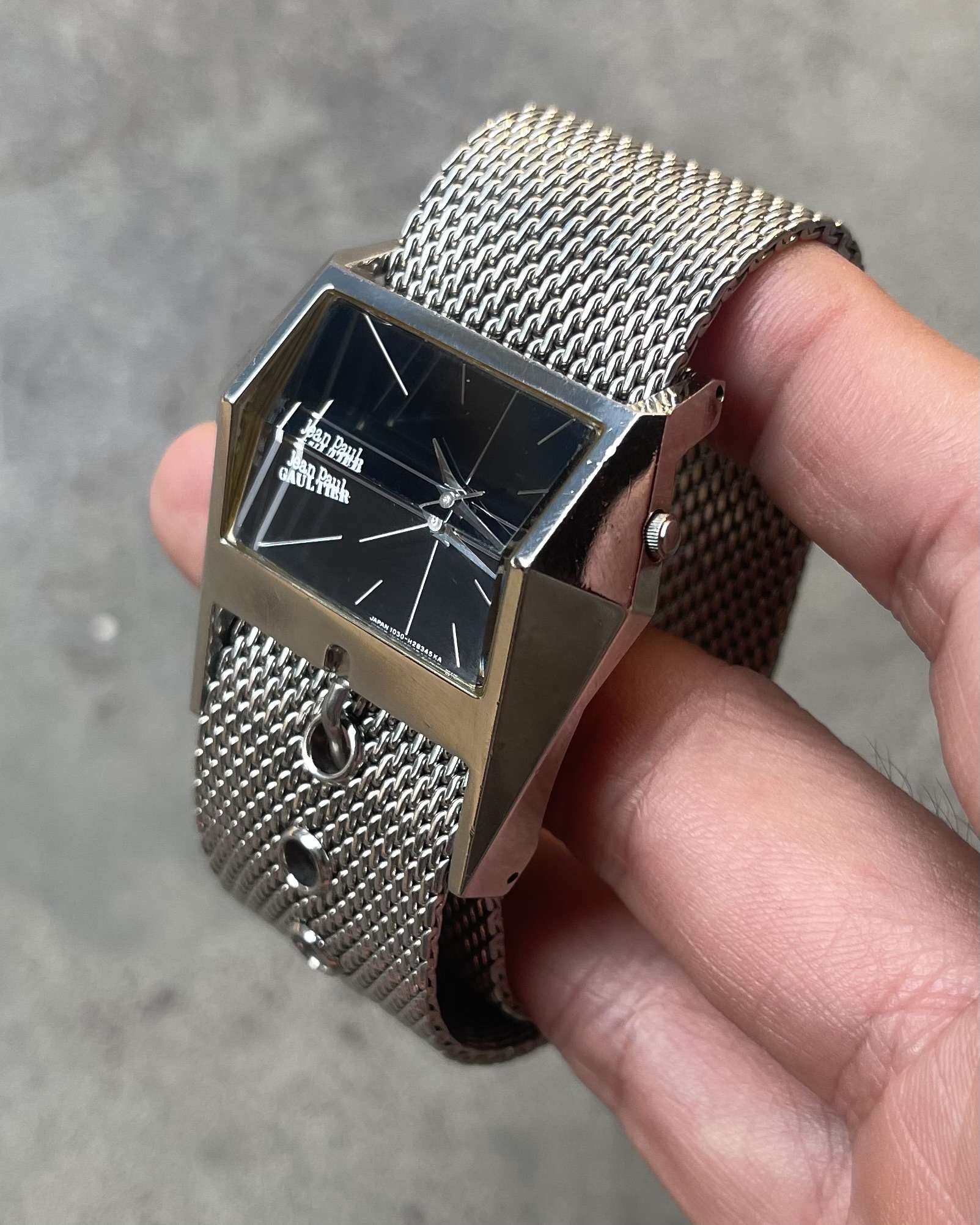 JEAN PAUL GAULTIER SCI-FI BELT WATCH | Artizen Store