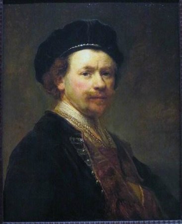 レンブラント自画像 西洋絵画美術館