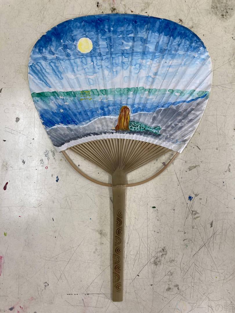 手描きのうちわ | アートの輪