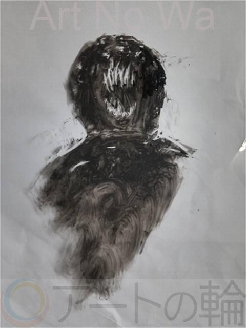 水墨画風スクラッチ応用作品（少し手直し） | アートの輪