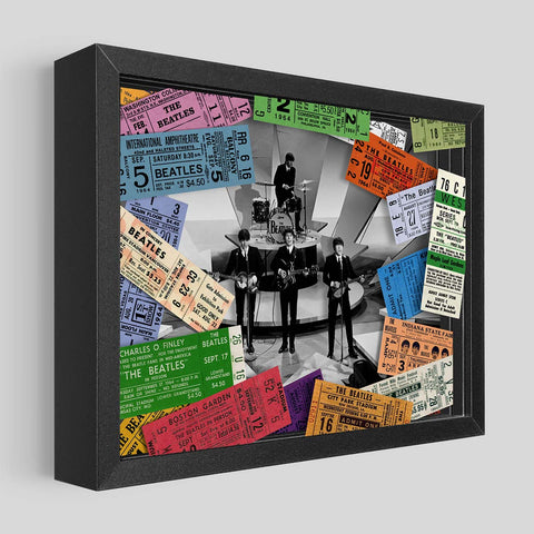 The Beatles 1964 Shadowbox Art | Artovision
