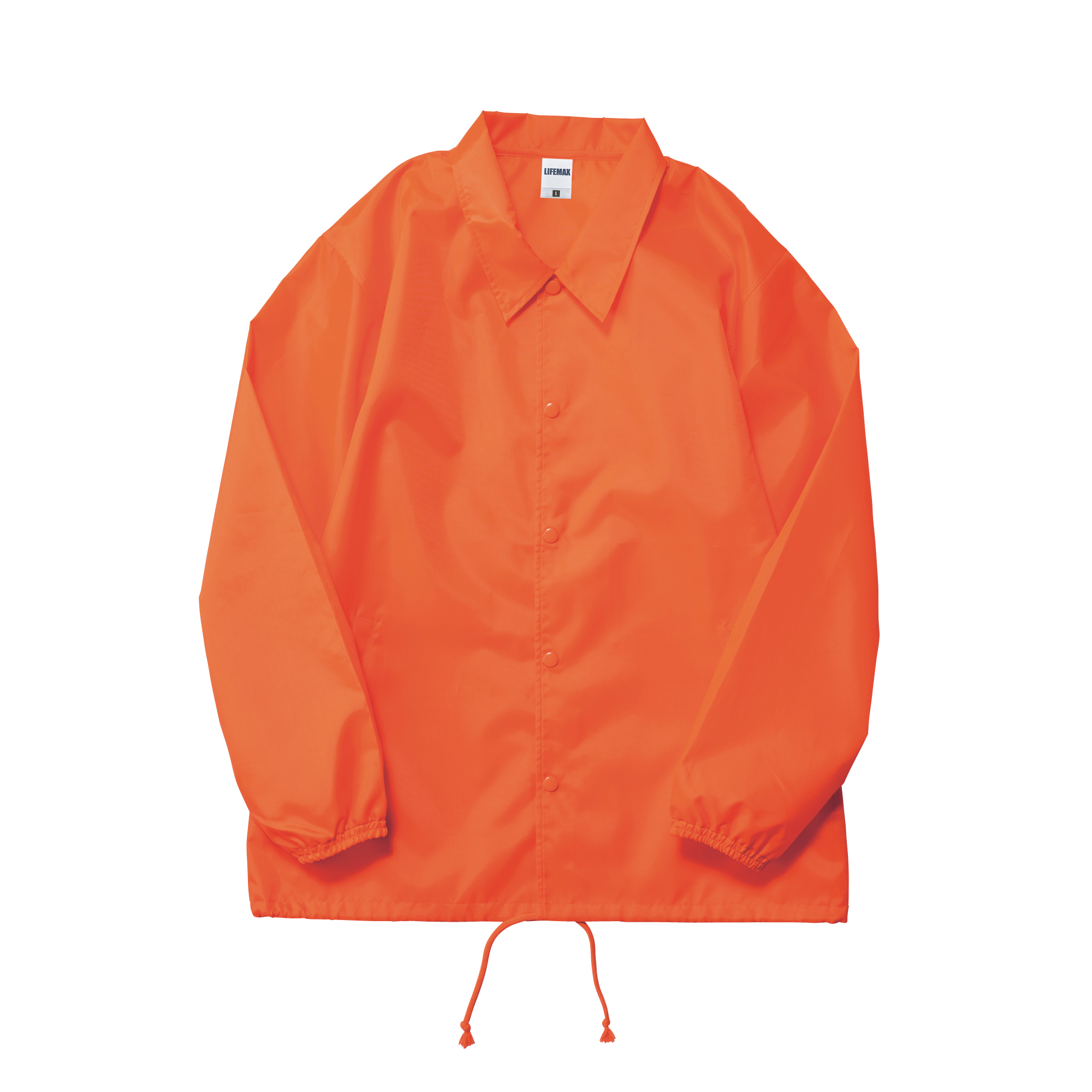 XLARGEギャルヒップビッグプリントくすみオレンジ裏ボアコーチ