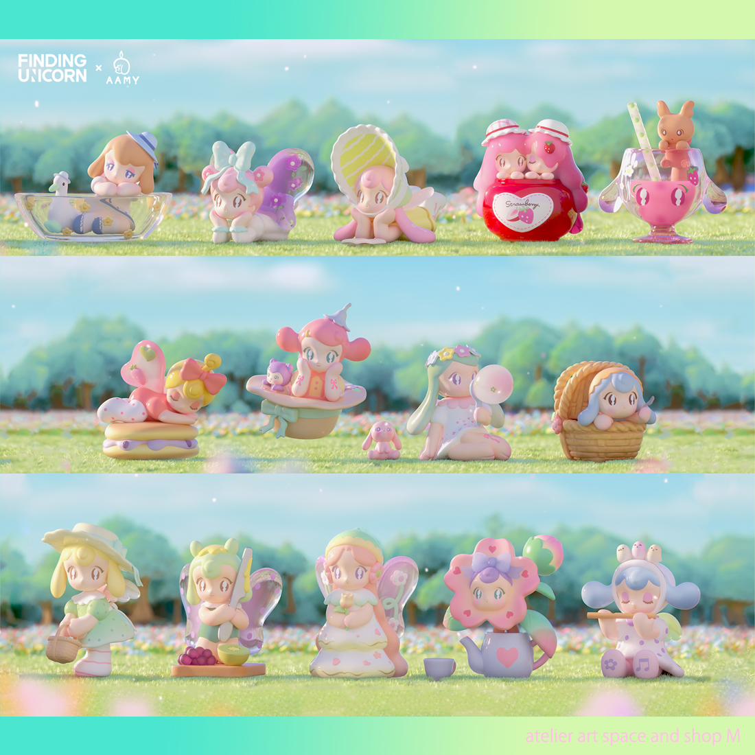 AAMY x FINDING UNICORN“PICNIC WITH BUTTERFLY”1ピース※ブラインド