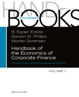 Handbook of the Economics of Corporate Finance | Volume 1, Issue 1