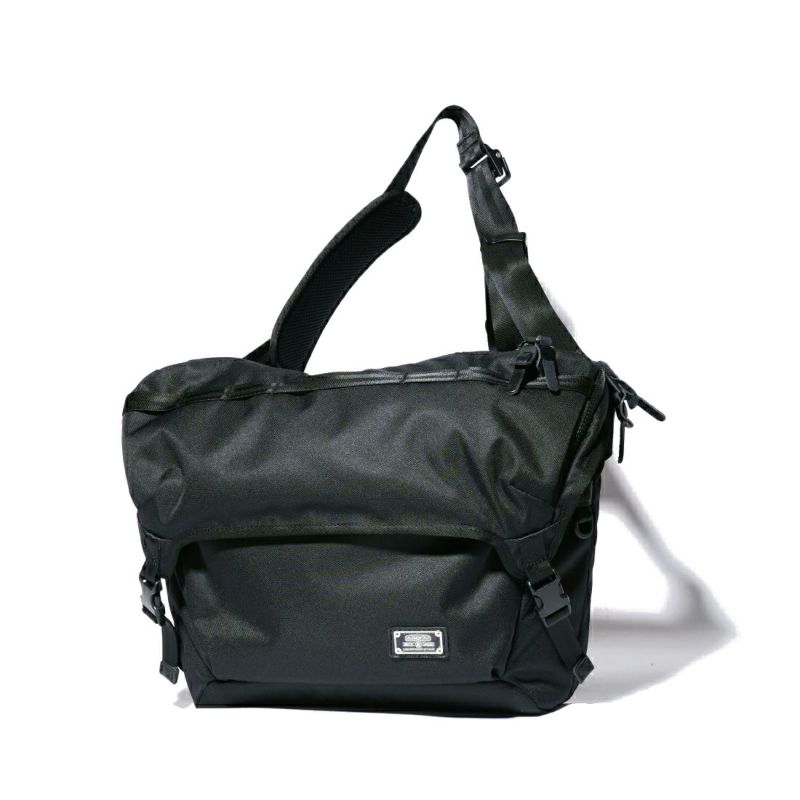 CORDURA DOBBY 305D MESSENGER BAG/BLACKコーデュラドビー305D