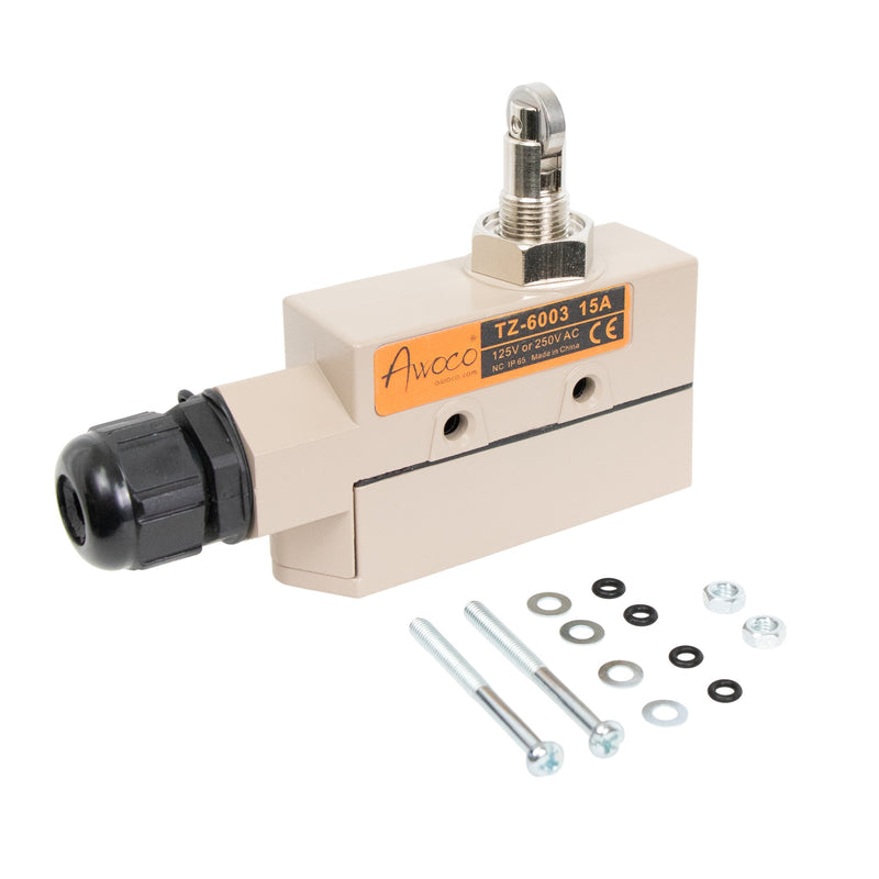 Awoco TZ-6003 Heavy Duty Commercial Door Micro Switch with Cross Rolle