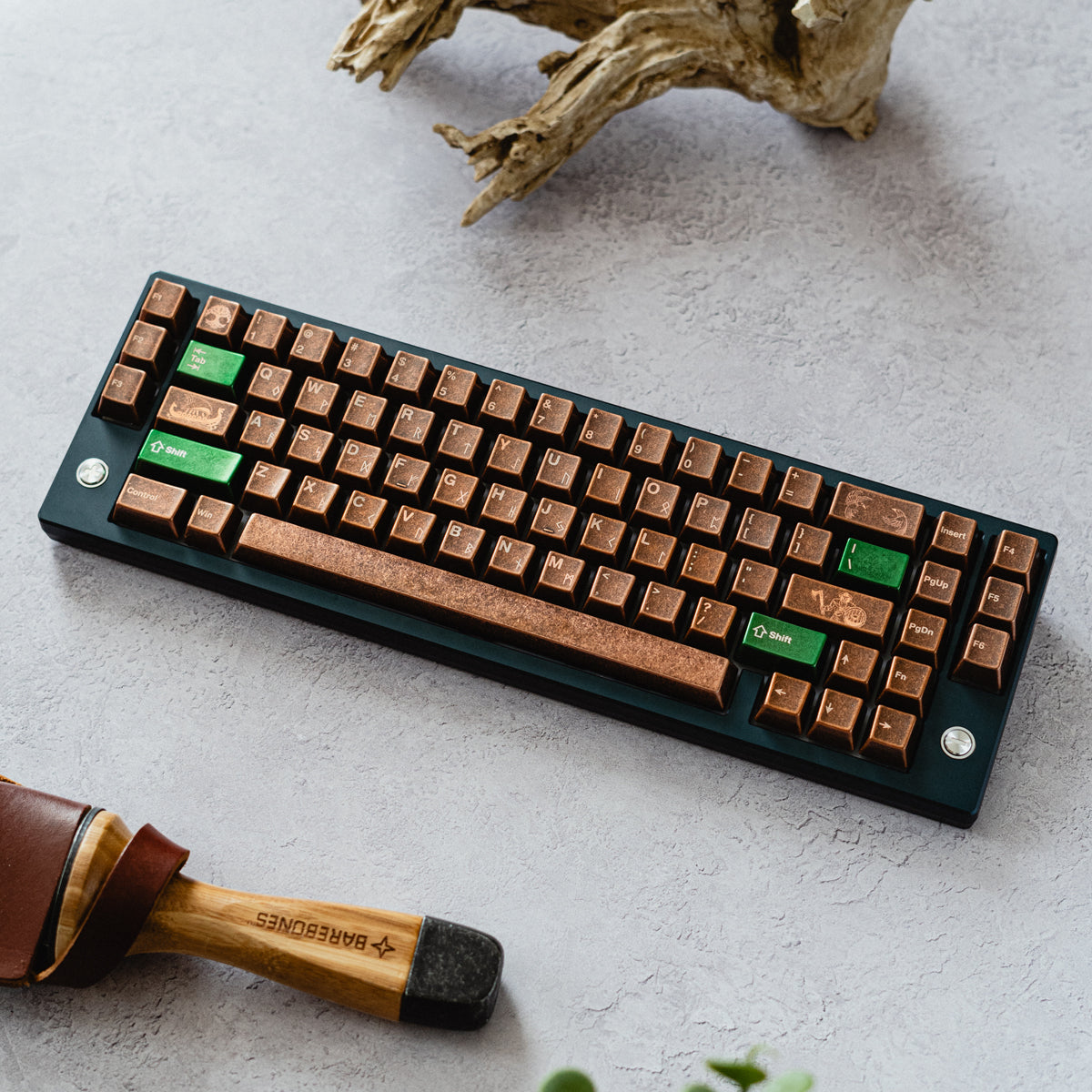 Awekeys Viking Antiques Full Metal Keycaps Set - 10U Pack