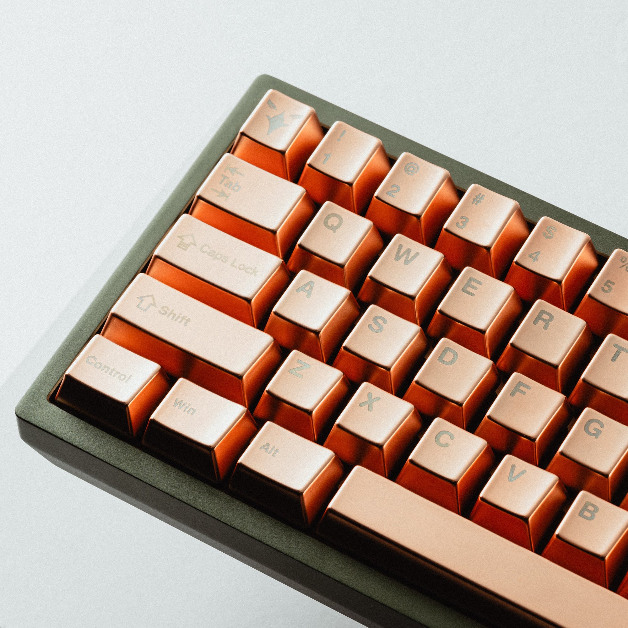 Awekeys Full Metal Keycaps Set: Copper Eagle