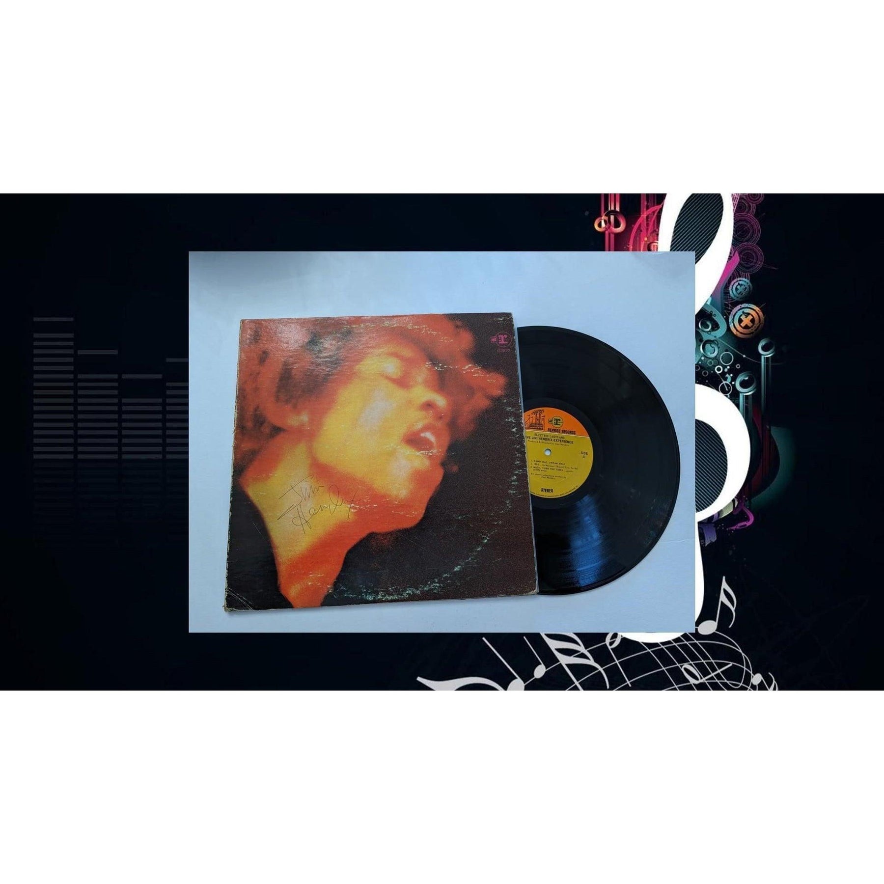 Jimi Hendrix Electric Ladyland original LP signed - Awesome Artifacts