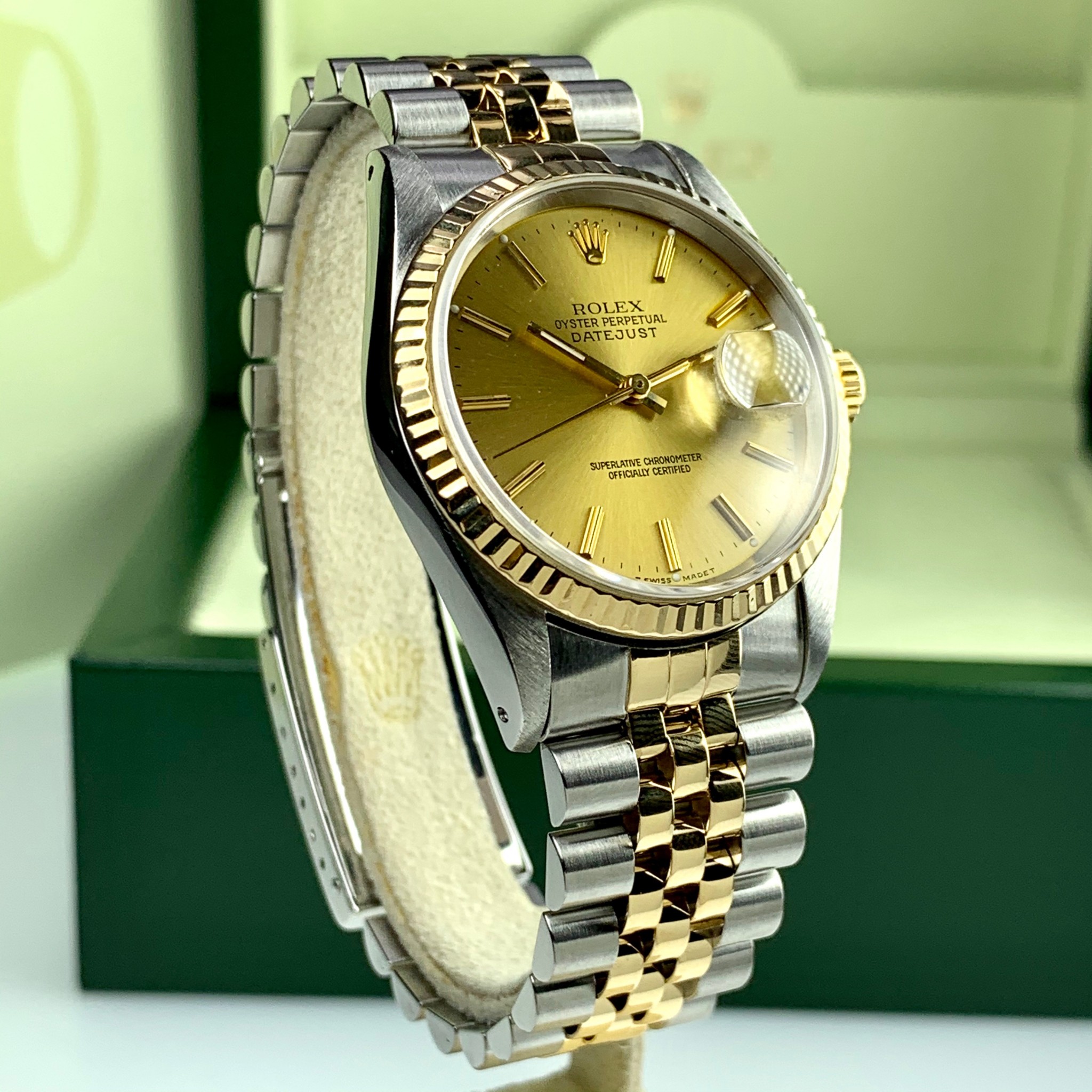 1992 Rolex 16233 DateJust Two Tone - Awadwatches