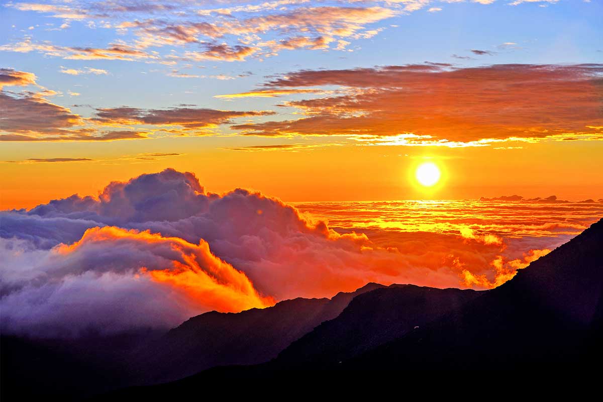 Sunrise or Sunset on Haleakala Crater • Awapuhi Adventures Maui Tours