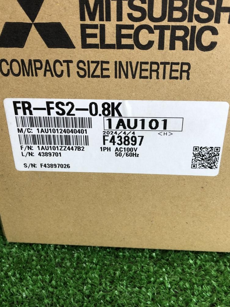 三菱 MITSUBISHI 換気送風機用 単相 インバータ FR-FS2-0.8Kの中古 未