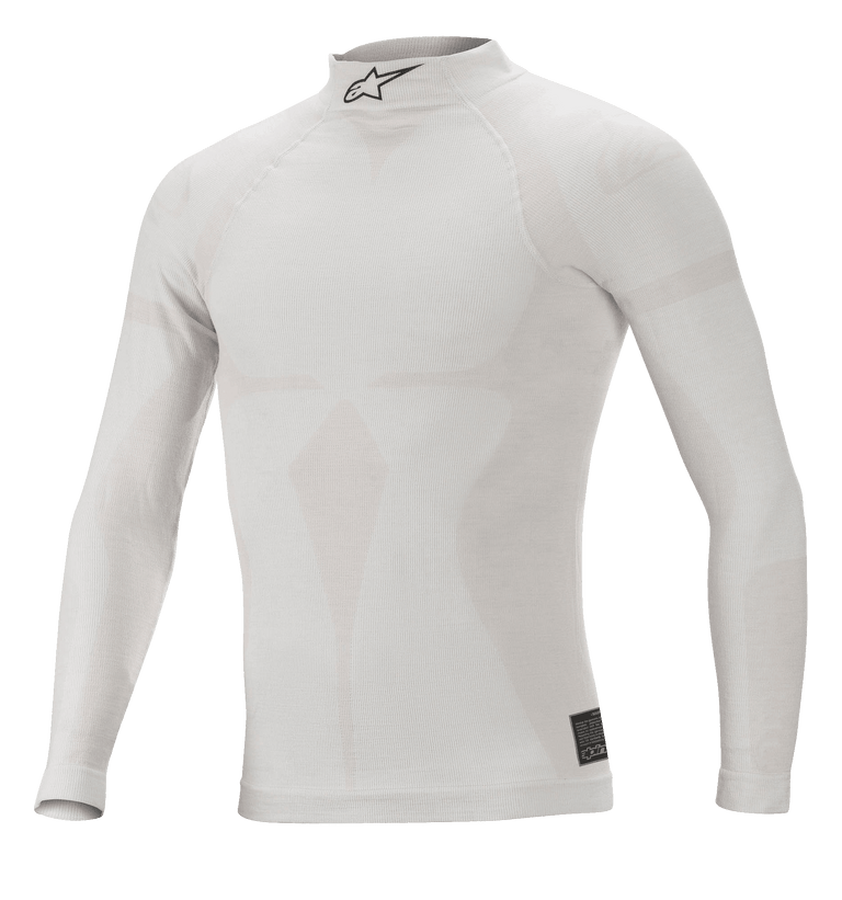 ZX Evo V2 Long Sleeve - White Gray Auto Top | Alpinestars®