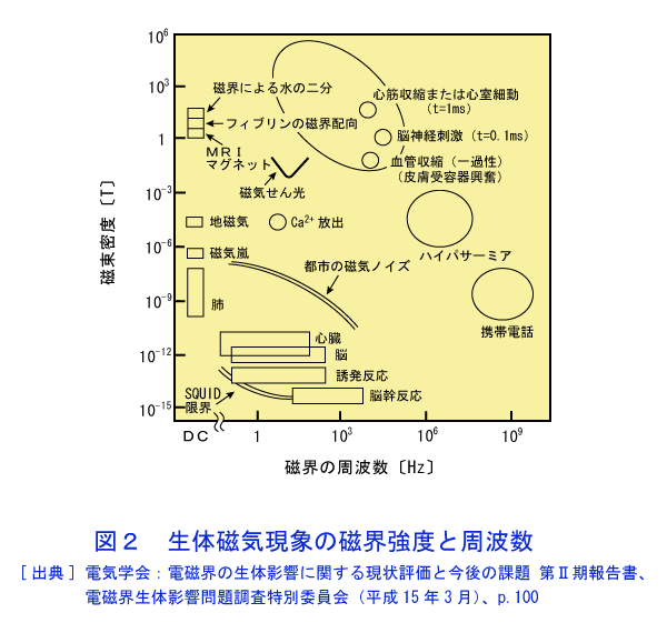 電磁波（電磁界）の生物への影響 (09-02-02-19) - ATOMICA -