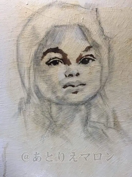 油絵肖像画【実例・比較】技法研究