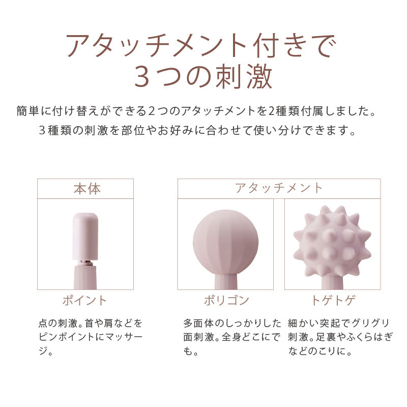 ルルド ハンディマッサージャー ほぐスティック AX-HPL113