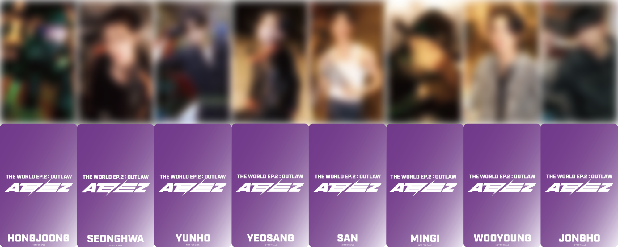ATEEZ - [THE WORLD EP.2 : OUTLAW] ストア別購入特典絵柄公開