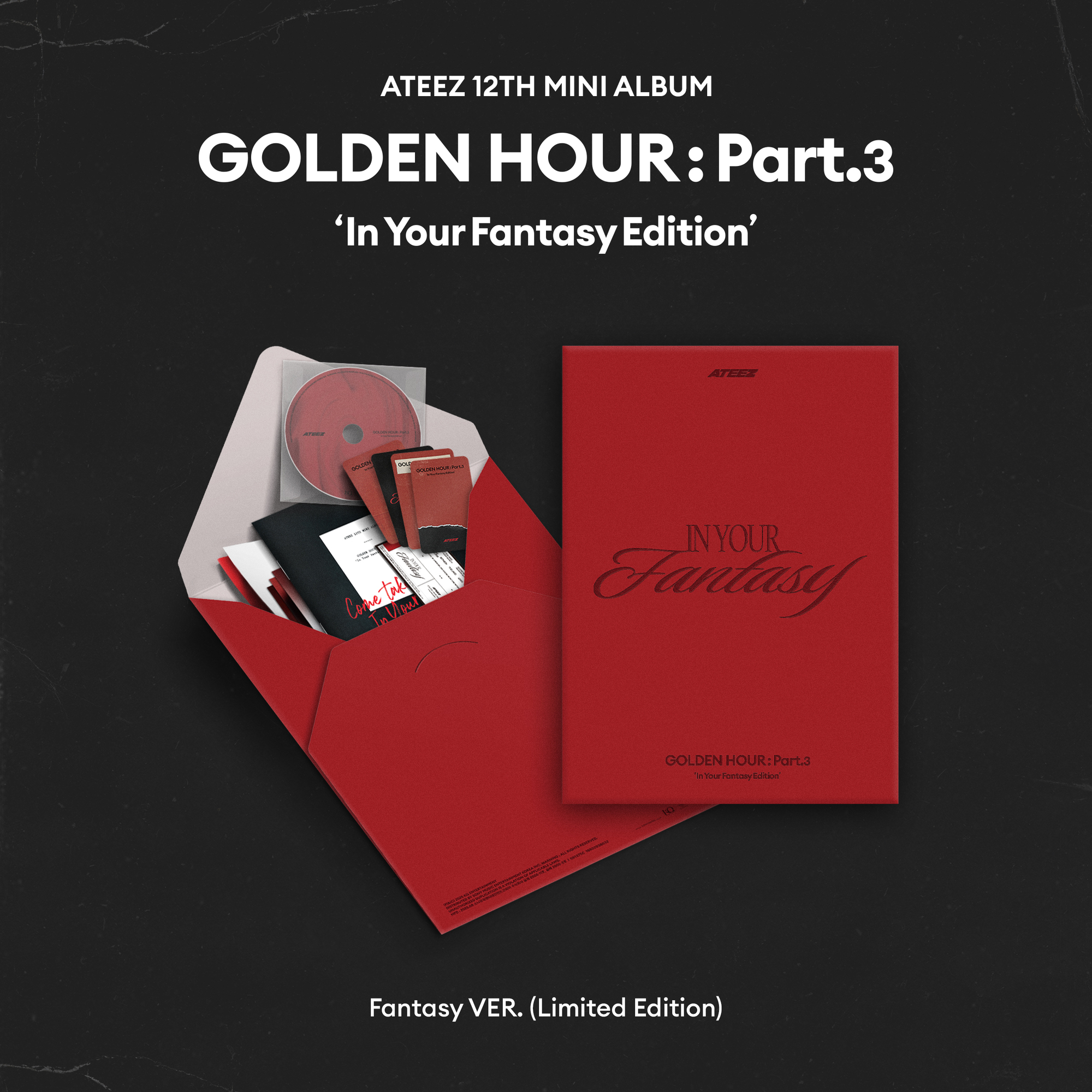 ATEEZ – 12TH MINI ALBUM [GOLDEN HOUR : Part.3 'In Your Fantasy